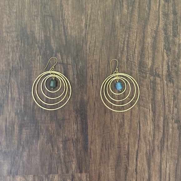 Banana Republic Labradorite solar system earring - Picture 2 of 16
